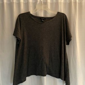 Grey flowy t-shirt